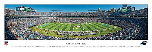 CAROLINA PANTHERS - BANK OF AMERICA STADIUM - NFL PANORAMA POSTER PRINT