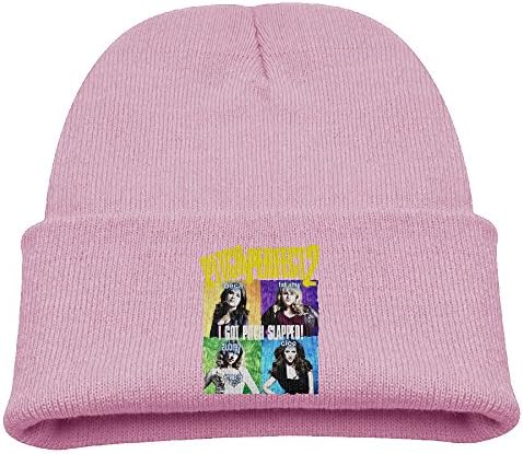 GHHK Boys/Girls Pitch Perfect 2 Music Band Beanie Cap Hat Ski Hat Cap Snowboard Hat Pink