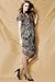 Per Una Speziale Abstract Print Dress with Necklace