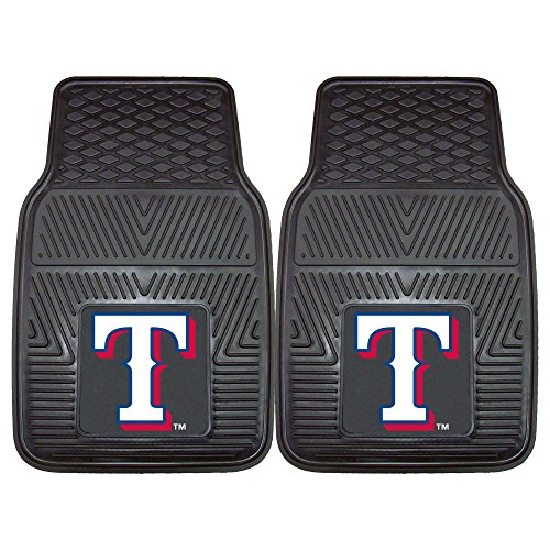 FANMATS MLB Texas Rangers Vinyl Heavy Duty Car Mat