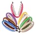 L. Erickson USA Wrapped Banana Clip - 100% Silk Charmeuse