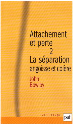 City Travel Guides Discounted  Livres : Attachement et perte : Tome 2 : la séparation, angoisse et colère