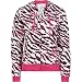 FULL TILT Zebra Womens Hoodie - Pink Combo