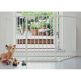 Babydan 3 Panel Flex/Configure Gate (White)
