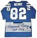 Raymond Berry Baltimore Colts Autographed Blue Jersey with HOF 1973 Inscription