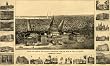 Capitol Dome Aerial View of Washington, ca. 1880- 16x20-inch - Fine-Art-Quality Photographic Print of an Image from the Library of Congress Collection