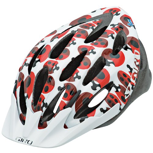 GIRO(ジロ) フルム(FLUME) WH/RED ELEANOR LADY BUGS ホワイト/レッドエリノアレディバグス サイズ50-57㎝ 子供用ヘルメット FLUME WH RED ELEANOR LADY BUGS