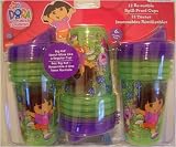 Dora The Explorer 12pc 12oz Spill-Proof Cups