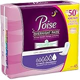 Poise Pads Ultimate Absorbency Long, Case/90 (2 bags of 45)