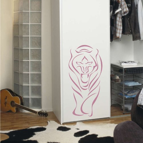 Imagen 1 de Etiqueta de la pared b002 rugido del tigre 80x37 cm