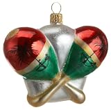 Ornaments To Remember Maracas Hand-Blown Glass Ornament