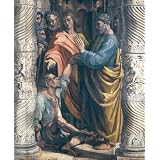 The Healing of the Lame Man, detail, by Raphael (Print On Demand)