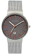 Skagen Herrenarmbanduhr Slimline Stahl 351LSSMO