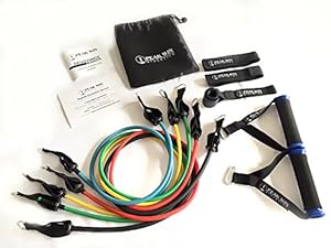 #1 Rated Heavy-duty Elastic Fitness Bands Perfect for Women, Yoga, Seniors, Travel, Physical Therapy and Home Workouts 100% Lifetime Guarantee