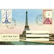 Eiffel Tower Cavallini Letter Set Cards with Envelopes
