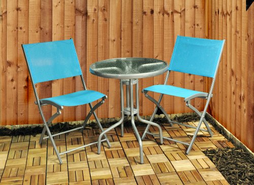 Kingfisher FSBT Textoline Bistro Table and Chair Set top Bistro sets Kingfisher FSBT Textoline Bistro Table and Chair Set picture