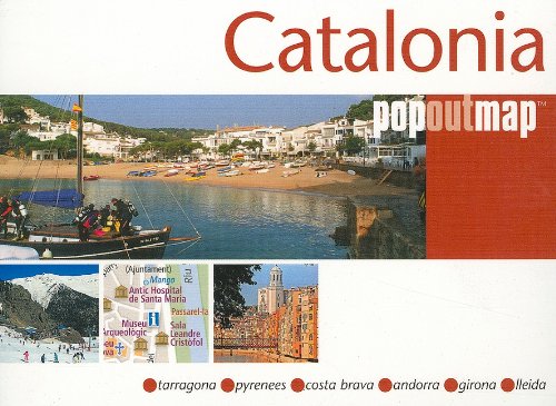Catalonia PopOut Map (Popout Map Catalonia)