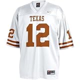 Nike Texas Longhorns #12 Youth White Replica Football Jersey