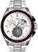 T-Sport Veloci-T Quartz Chronograph Silver Tone Dial Black Red Bezel