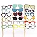 Mintbon 58PCS Colorful Props On A Stick Mustache Photo Booth Party Fun Wedding Christmas Favor