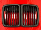 BMW E30 MOTORSPORTS SHADOW BLACK KIDNEY GRILL GRILLE