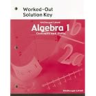 Algebra Concepts and Skills: Worked Out Solution Key by Editors