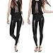 SXG Women's Faux Leather High Waist Leggings Fashion Black Pants