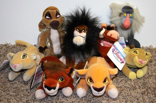 Rare Disney Lion King Set of 8 Plush Bean Bag Dolls Including Scar, Timon,  Rare Disney Lion King Set of 8 Plush Bean Bag Dolls Including Scar, Timon,