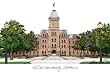Ohio State University Lithograph 14x10 Unframed Lithograph