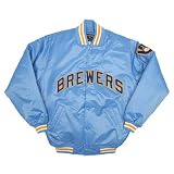 Milwaukee Brewers Cooperstown Satin Jacket