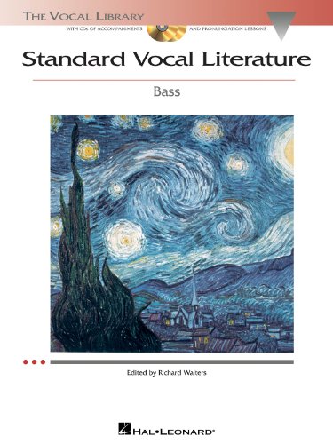 Standard Vocal Literature - An Introduction to Repertoire - Bass - Bk+CD