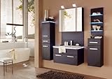 Badezimmer Badmöbel Schoko Relief Super LED