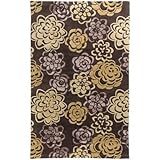 Modern Classics Chocolate / Beige Contemporary Rug Size: 5' x 8'