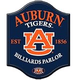 Auburn Tigers Wooden Pub Style Bar Wall Sign