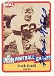 Frank Gatski Autographed 1989 Swell Football Great Card #130 - Cleveland Browns