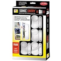 Sonic Entry Wireless Audible Door and Window Alarms (4 Pack)