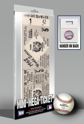1968 World Series Mini-Mega Ticket - Detroit Tigers