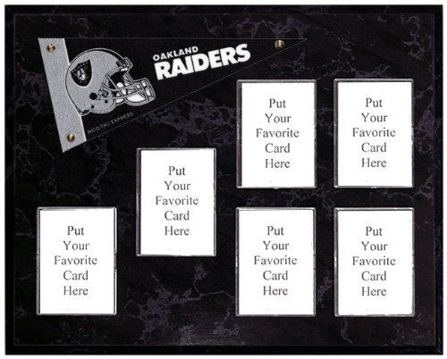 Oakland Raiders Mini Pennant Plaque (No Cards)