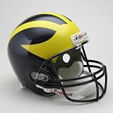 Michigan Wolverines Deluxe Replica Riddell Full Size Helmet