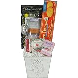Tutti Frutti Delightful Small Gourmet and Soap Gift Basket, Strawberry Berry