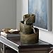 John Timberland 3-Tier Bronze Stone Contemporary 9 3/4