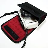 suono ハンドメイド LUMIX GF1 ケース（ブラック・ボルドー）