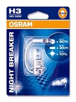 Osram 64151 NBR-01B H3 NIGHTBREAKER +90% Blister 1