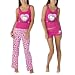 Hello Kitty Pnk 3 Pc Pj Set - M