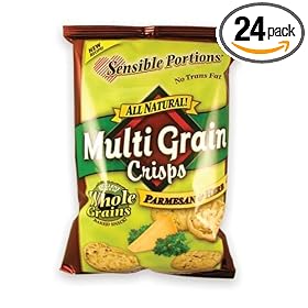 Sensible Portions All Natural Crisps, Multigrain, Parmesan and Herb, 1.3-Ounce Bags (Pack... by Sensible Portions