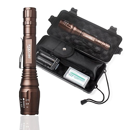 Decaker? professional grade led flashlight kit (tk6be):…