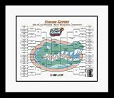 2006 Florida Gators NCAA Tournament Brackets Framed 8 x 10 Photograph