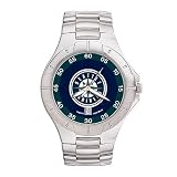 Seattle Mariners MLB Men's Pro II Watch with Stainless Steel Bracelet
