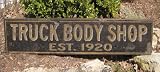1920 20 CHEVY TRUCK BODY SHOP - Rustic Hand Painted Wooden Sign - 11.25 X 60 Inches, Ships USA Only