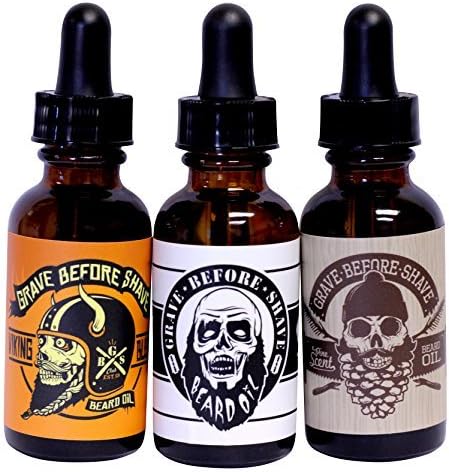 Grave Before Shave Beard Oil 3 Pack by Fisticuffs Mustache Wax